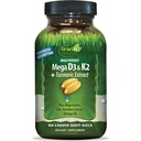 Irwin Naturals High Potency Mega D3 & K2 + Extracto Turmérico — 60 Líquidos Soft-Gels