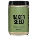 Semillas desnudas - 4 Semillas Protein Polvo, Sólo 4 Ingredientes - Chia, Watermelon, Sunflower y Pumpkin Seed - Sin gluten, Soy Gratis, Vegan, Sin Gmos, Sin Dulces Artificiales - 15 Servimientos