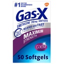 Dulcolax Fast Relief Medicated Laxative Suppositories, 28 Count and Gas-X Maximum Strength Gas Relief Softgels, 50 Count