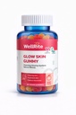 Glow Skin Gummy Vitaminas, 60 Conde, Apple Flavored, Vegan, Gelatin Free, Gluten Free, Nut Free, Glowing & Hydrated Skin, Eczema reducido, Arrugas reducidas