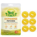 Dopamine Patches Extra Strength 60ct, Mood Patches & Positivity Support, Supports Dopamine & Serotonin Balance for Men Women, Plant-Based Formula, 2 Months Pack（Yellow）
