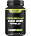 WELBUDA Citrus Bergamot with Olive Leaf, Hawthorn Berry & More - Combined Formula for Circulatory Health, Protective Function, Skin Health - 210 Capsules - 105 Day