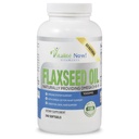 Upsize Best Organic Flaxseed Oil Softgels - 1000mg Premium, Virgin Cold Presionado por Flax Seeds - Hair Skin & Nails Support - Omega 3-6-9 Suplemento - 240 Cuenta - Más de 8 meses de suministro!