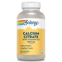Citrato de Calcio Solaray w/Vitamin D3 1000mg, Huesos saludables " dientes, corazón, musculo " , 60 Serv, 240 VegCaps