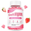 Collagen Gummies for Women Men, Hydrolyzed Collagen Peptide Type I,II,III,V,X with Biotin, Vitamin C A B D E for Skin Hair Nails J0ints, Immunity Energy Digestion, Sugar Free, 60 Count