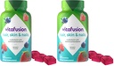 Vitafusion Gorgeous Hair, Skin & Nails Multivitamin Plus Biotina y Antioxidante Vitaminas C plagaE, Raspberry Flavor, 135ct (45 Day Supply), de la marca de vitaminas Gummy número uno de América (Pack of 2)