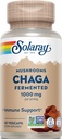 SOLARAY Fermented Chaga Mushroom 1000 mg TENIDO Función sana Inmunitaria Soporte TENIDO 30 Servimientos TENIDO 60 VegCaps