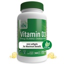 Salud Thru Nutrición Vitamina D3 10,000iu 360 Mini Softgels para Máximo Benefit Año Suministro Silencio 250mcg Cholecalciferol Silencio 3er Parte Testado  Grado en EVOO OrgÃ©nico Silencioso Salud Apoyo