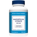 La vitamina Shoppe Magnesium Citrate 200mg Tablets - para una relajación muscular efectiva - apoya la función Nerve, Heart y Muscle mientras que la producción de energía (300 Tablets)