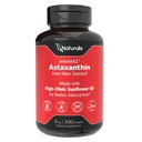Naturalis New Zealand Astaxanthin | High Potency with High-Oleic Sunflower Oil | Non-GMO, Soy & Gluten Free | 300 Softgels (10-Month Supply)
