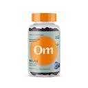 Om Mushroom Superfood Relax Gummies – 28 Servings – Blueberry Reishi & Ashwagandha Gummies for Stress Relief, Relax & Mood Support