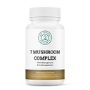 Complejo de hongos orgánicos - 7 Mushroom Blend Immune Support Nootropic " Cognitive Health Supplement with Organic Lion's Mane, Chaga, Maitake, Shiitake, Reishi, Turkey Tails, Cordyceps Mix