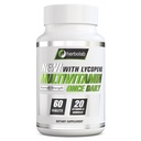 herbolab multivitamínico una vez al día, Max Strength Vitamins A, C, D, E, K, B1, B2, B6, B12, Niacin, Calcio, Magnesio, Zinc, Selenium, Copper, Manganese, Cromo con Lycopene, 60 Conde 2 Mo Supply