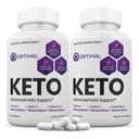 Justified Laboratories Optimal Keto - 60 Capsules, Pack of 2 - Ketogenic Support from Apple Cider Vinegar, Green Tea Leaf, Vitamin C, Vitamin D3 & Extra Virgin Olive Oil - 60 Servings