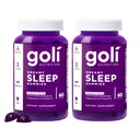 Goli Dreamy Sleep Gummy - 60 Conde (Pack of 2) - Melatonina, Vitamina D, Magnesio y Lemon Balm Extract - Gelatin-Free, Gluten-Free, Vegan " Non-GMO
