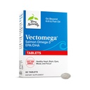 Terry Naturalmente Vectomega - Suplemento con EPA &amp; DHA - Omega-3 Tabletas para Cerebro &amp; Heart Health Support - Suplemento nutricional con ácidos grasos esenciales " Peptides - 60 Tablets
