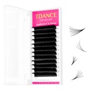 TDANCE Easy Fan Lash Extension Rapid Blooming Volume Eyelash Extensions C CC D DD J B L Curl 0.03-0.12mm Thickness Easy Fan Volume Lashes Self Fanning Eyelashes Extension (0.03-CC,11 mm)
