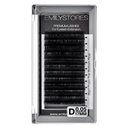 Eyelash Extension 0.05mm Thickness D Curl Length 17mm Individual Rapid Blooming Volume Eyelash For Easy Fan Lash Extensions, Flower Lashes, Self Fanning Eyelashes, (0.05,D,17mm)