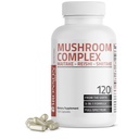Complejo de novio triple de Bronson - Maitake - Reishi - Shiitake - potente antioxidante e inmune del sistema Booster - Complejo completo de mushroom de Spectrum - 600 mg cápsulas - 120 cuenta