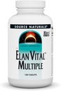 Fuente Naturales Elan Vital Múltiplo - Soportes Cerebro, Corazón, Hígado, Inmuno, Energía - 180 Tabletas