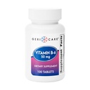 GeriCare Vitamin B-6 50mg Daily Nutritional Support for Healthy Brain Function, Helps Metabolism, Energy and Nervous System Health, 100 Count (Pack of 1)