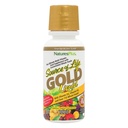 Natures Plus Fuente de Vida Gold Multivitamin Liquid - 8 oz - con Vitaminas D3, B12 & K2 - Sangre, Hueso &amp; Soporte Inmunitario - Vegetariano &amp; Gluten Gratis - 8 Servimientos