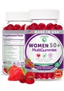 Lunakai EE.UU. Fabricado 50 Más Mangas Multivitamínicas para Mujeres - Fórmula Deliciosa Mejorada con Vitaminas Esenciales &amp; Minerales para la Salud &amp; Vitalidad - 60ct