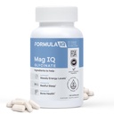 FIQ - Mag IQ Glycinate - Magnesium Bisglycinate Chelate TRAACS - High Absorption Magnesium Glycinate Suplemento - Sleep, Daily Energy, & Bone Wellness - 60 cápsulas