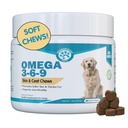 Wanderfound Pets - Omega 3 for Dogs, Skin and Coat Fish Oil, Dog Itch Relief, Soft Chews
