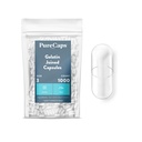 PureCaps USA - Empty Gelatin Capsules Size 3| 1,000 Joined Pills| Clear| Non-GMO Certified | SLS, Gluten, Preservative Free