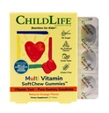 CHILDLIFE ESSENTIALS Kids Multivitamin SoftChew Gummies - Vitaminas para niños, Multivitamínico para niños, Gummies multivitamínicos, Vitaminas para niños, Vitamina para niños, Vitamina para el azucar libre - Naranja natural, 27 Tabletas