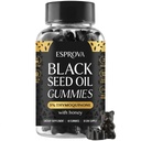 Black Seed Oil Gummies with Honey, 5% Thymoquinone, Dietary Supplement, 60 Count, 30 Day Supply