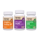 Renzo's Vitamins Adventurous Kid Bundle - Picky Eater Kids Multivitamin, Vitamina D3 para niños, y Bright &amp; Brainy Vitamina B6