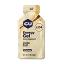 GU Energy Original Sports Nutrition Energy Gel, Vanilla Bean, 26.4 Oz, 24 Count