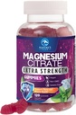 Magnesio Citrate Suplemento Gummies - High Absorption Magnesium Gummy para Adultos &amp; Niños, Magnesio Citrate Suplementos para Hueso, Salud muscular, Apoyo al Corazón, Vegan, Gluten Gratis, No GMO - 120 Gummies
