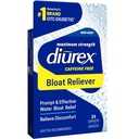 Diurex Max Water Caplets Caffeine Free - 24 Caplets, Pack of 3