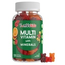 YumVs Kids Multivitamin Gummies - Fruit Flavored Chewable Children's Multivitamin - Kids Vitamins Multivitamin Gummy con 12 Minerales & Vitaminas A C D3 E B6 B12 (120 Cuenta (Pack of 1))