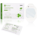 NeuHeils Waterproof Transparent Film Dressing, 2 3/8" x2 3/4", 100 Pack