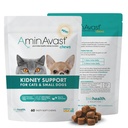 AminAvast Kidney Support Soft Chews for Cats & Small Dogs, 300 mg, 60 Count