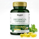 Oil of Oregano Capsules, 3000mg Oregano Oil Formulated with Black Seed Oil and Moringa, High Strength Carvacrol & Thymoquinone, Non-GMO, Gluten-Free 120 Softgels