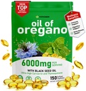 vivcmin Oil of Oregano with Black Seed Oil Softgels, 150 Softgels