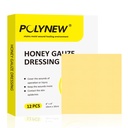 Manuka Honey Gauze Dressing, 12 Individual Pack, 4"x4" Patches, Manuka Honey Wound Care Gauze, for Cuts, Scald and Burns for Wound Healing Dressing