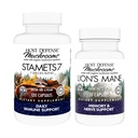Host Defense Bundle con Stamets 7, 120 Conde & Lion's Mane Capsules, 30 Conde - Apoyo a la Salud Inmunitaria & Función - Apoyo a la Salud Cerebral, Memoria & Focus*