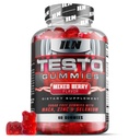 Iron Labs Nutrition Testo Gummies for Men (60 Gummies) - High Strength Booster for Men - Mixed Berry Flavor - Features Maca, Ginseng, Zinc and Selenium - Sugar Free & Vegan Suitable