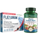 Purity Products Bundle - Men's Perfect Multi + Flexuron Joint Formula Men's Multi Supports Healthy Vitality, Energy +More - Flexuron - 3X Better Than Glucosamine & Chondroitin - 30 Day Supply