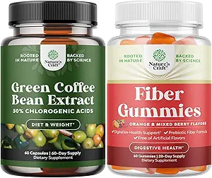 Ácido clorogénico para la salud del corazón antioxidante Concentración mental y manías de fibra de alta calidad con raíz de coco soluble prebiótico para el apoyo digestivo de la inmunidad