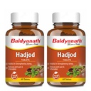 Baidyanath Ayurved Hadjod - 60 Tabs | Pure Natural Ayurved Tablets | For Joint Health, Wellness Tablets | Helps in Weight And Bone Support (Pack of 2)