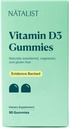 NATALIST Vitamina D3 1000 UI (25mcg) Gummies High Potency Immune Health Support Suplemento Daily Healthy Bone, Teeth &amp; Muscle Formula for Women &amp; Men - Vegetarian, Gluten-Free - 90 Gummies