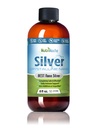 NutriNoche Colloidal Silver Liquid - Premium Silver for Immune Support - Organic Plata Coloidal para Tomar - 99.99% Ultra Pure Nano Particles for Optimal Absorption - 30 ppm 8 oz