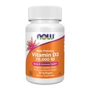 AHORA Suplementos de alimentos, vitamina D-3 10,000 UI, alta potencia, soporte estructural*, 30 Softgels